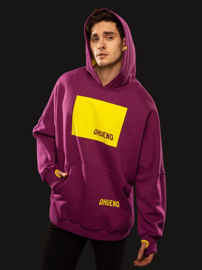 Oversized hoodie (purple)