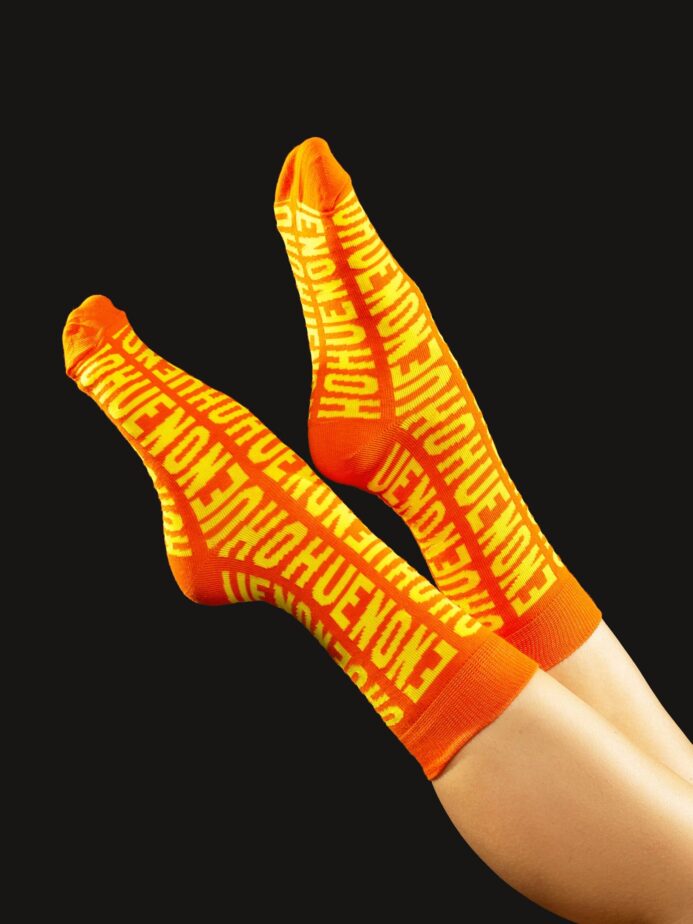 Шкарпетки Pattern помаранчеві
