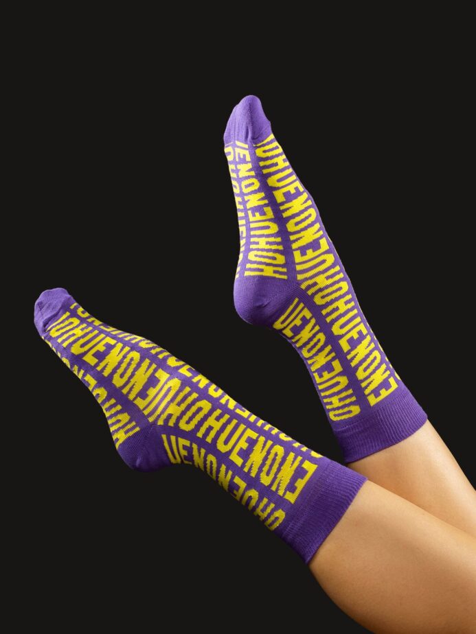 Шкарпетки Pattern фіолетові