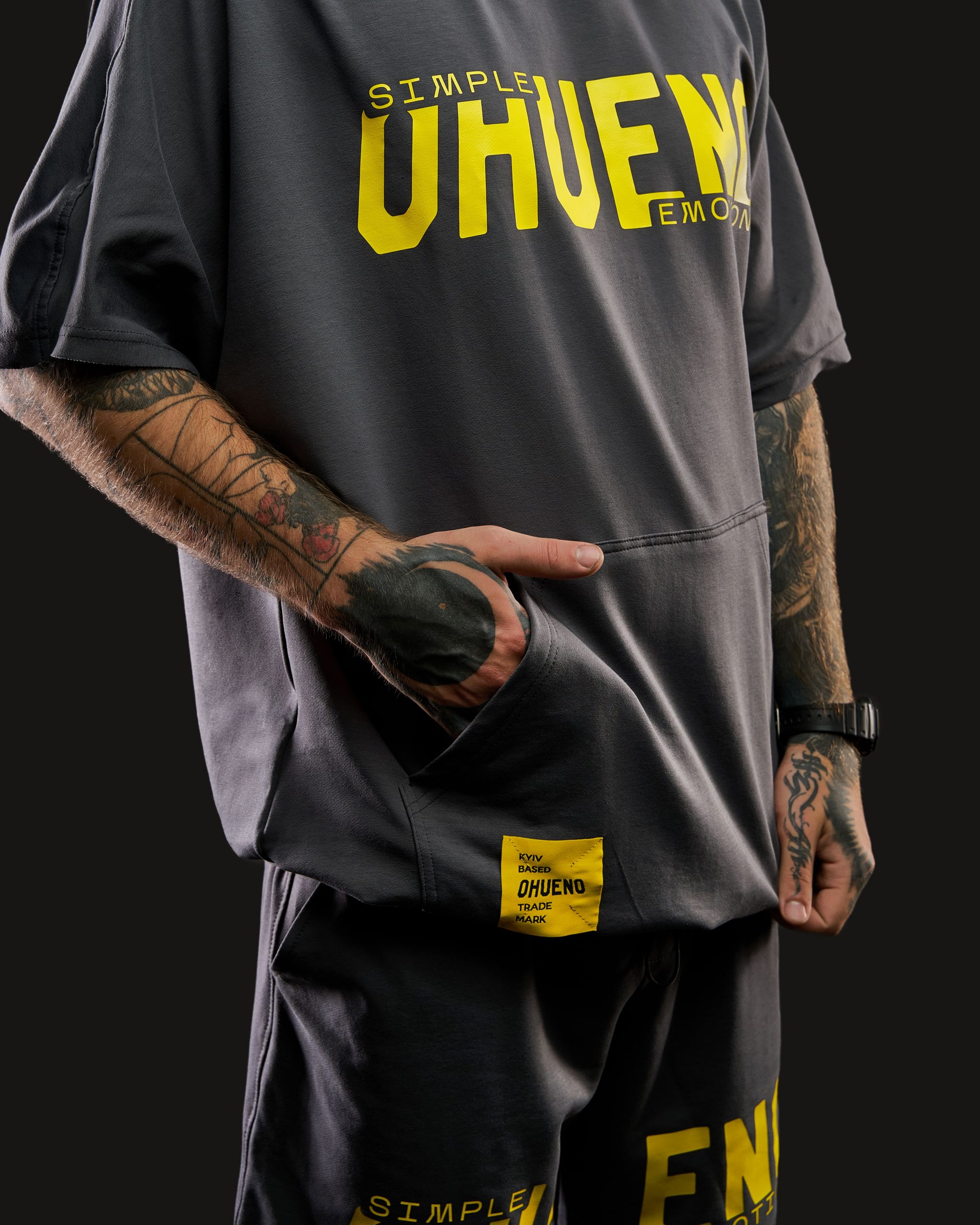 Hoodie basketball (graphite) ohueno kyiv based trademark