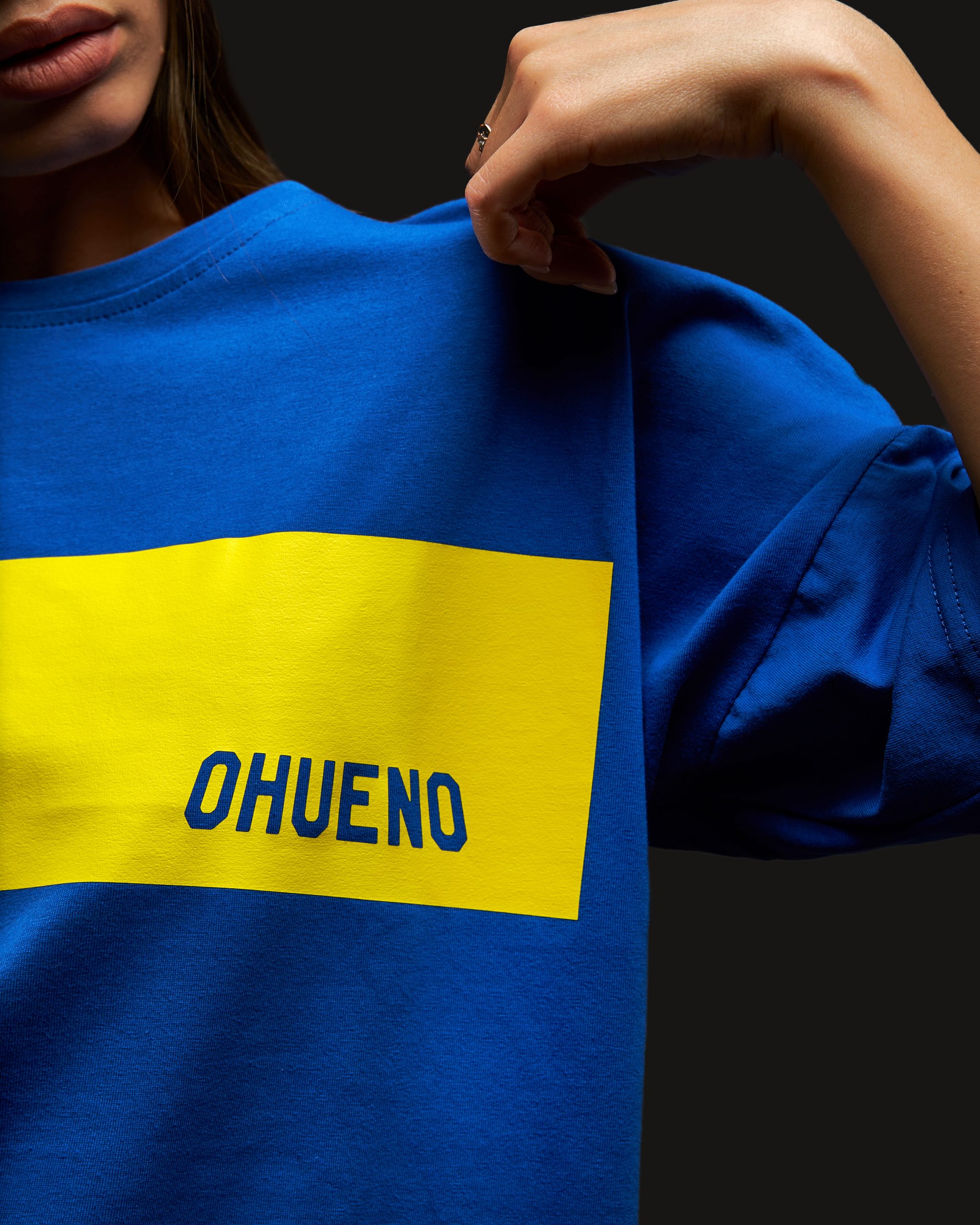 うえぞの Футболка оверсайз (електрик) - ohueno – kyiv based trademark